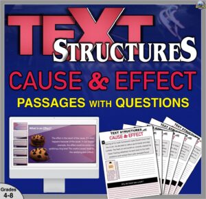 Cause and Effect Text Structure