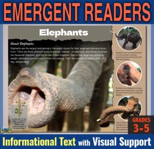 Close Reading Comprehension for Emerging Readers with Visual Support 3rd, 4th