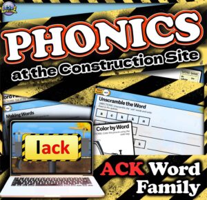 ESL Phonics Intervention Activities & Worksheets ACK Word Work for Young ELLs