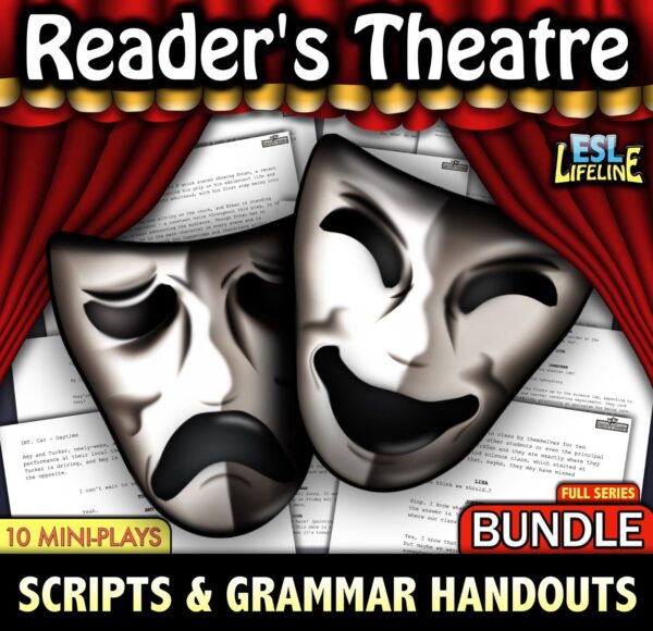 Readers Theater Scripts for ESL/ELL Learners | Reading Strategies 10-Play BUNDLE