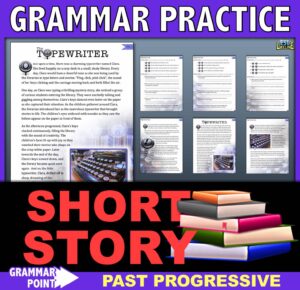 Short Story with Comprehension Questions & Grammar - Past Continuous