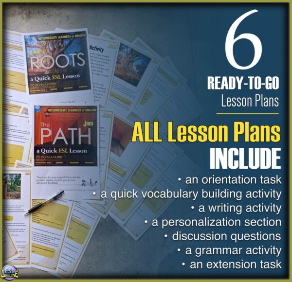 No Prep Supplementary ESL Activities | Photo Lessons for Fast Finishers BUNDLE