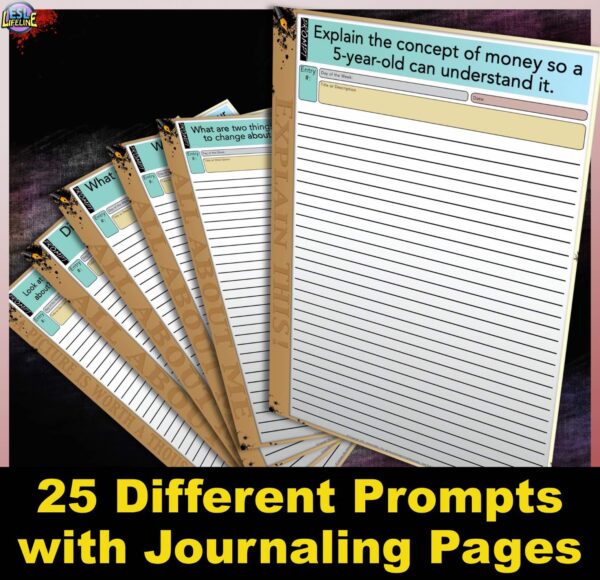 Creative Writing Prompts Journal for ESL, ELL - Journal Prompts for Writing