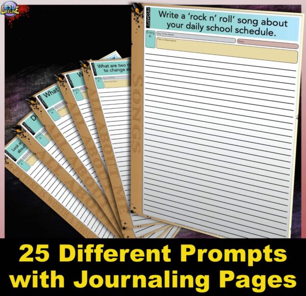 Creative Writing Prompts Journal for ESL, ELL - Journal Prompts for Writing