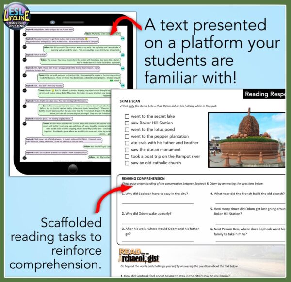 FREE ESL Reading Comprehension Passage with Questions - Multicultural Reading