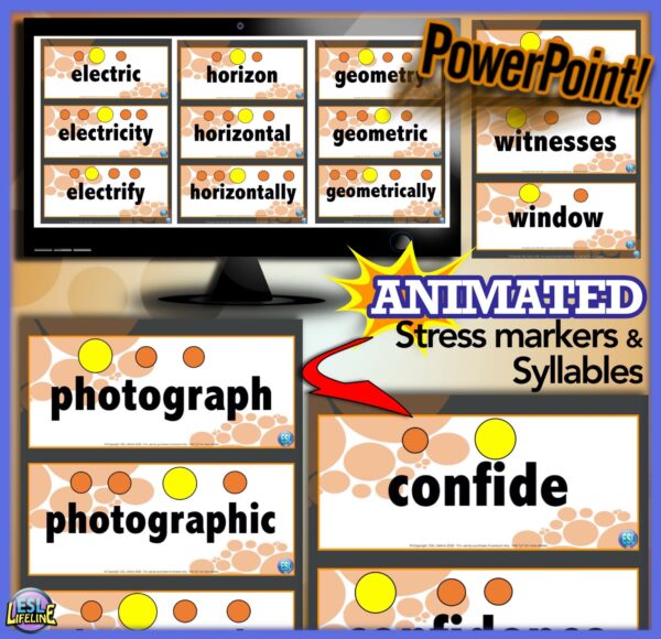 Word Stress Pronunciation & Speaking Fluency Activities and PowerPoints BUNDLE