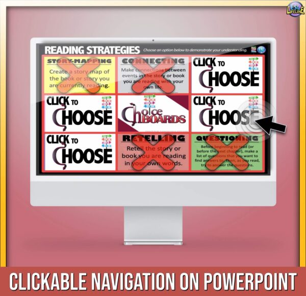 Differentiation Choice Board with PowerPoint & Activities - Editable Templates