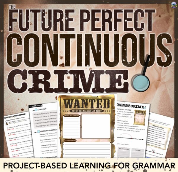 Future Perfect Continuous Project Based Learning Activity for ESL Students