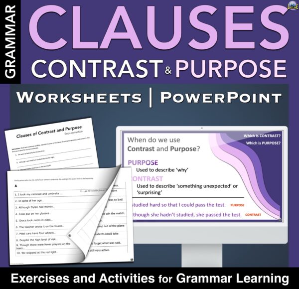 clauses of contrast and purpose 1