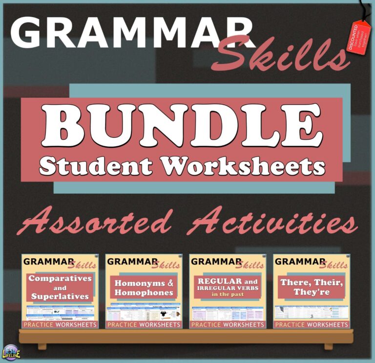 Grammar Worksheets & Practice Exercises | ESL Activities for Grammar Review