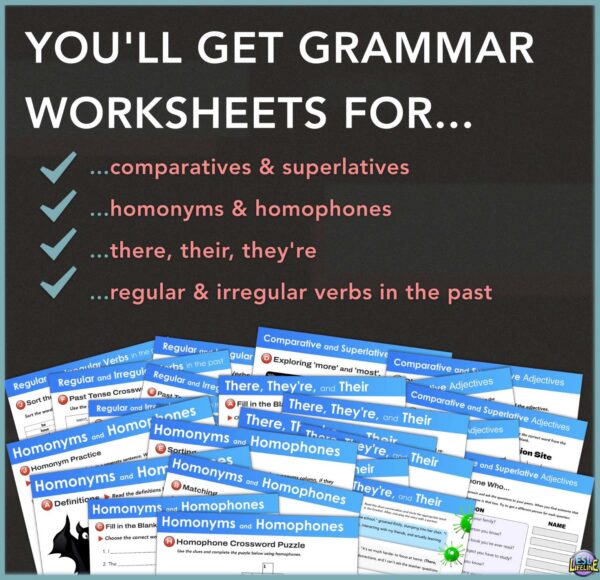 Grammar Worksheets & Practice Exercises | ESL Activities for Grammar Review