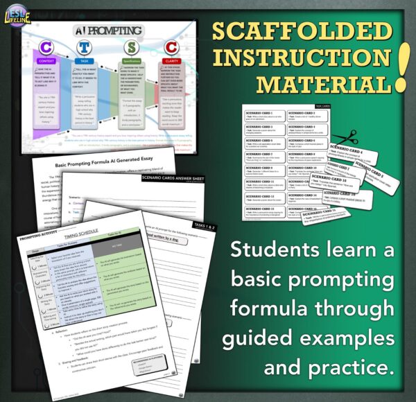 How to Write Effective AI Prompts | Lesson Plan with Activities, and PowerPoint