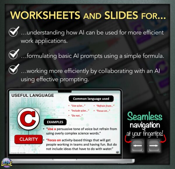 How to Write Effective AI Prompts | Lesson Plan with Activities, and PowerPoint